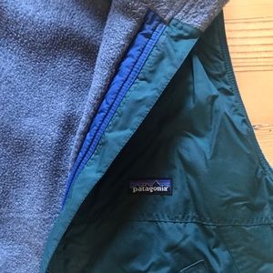 Patagonia vintage vest with fleece lining